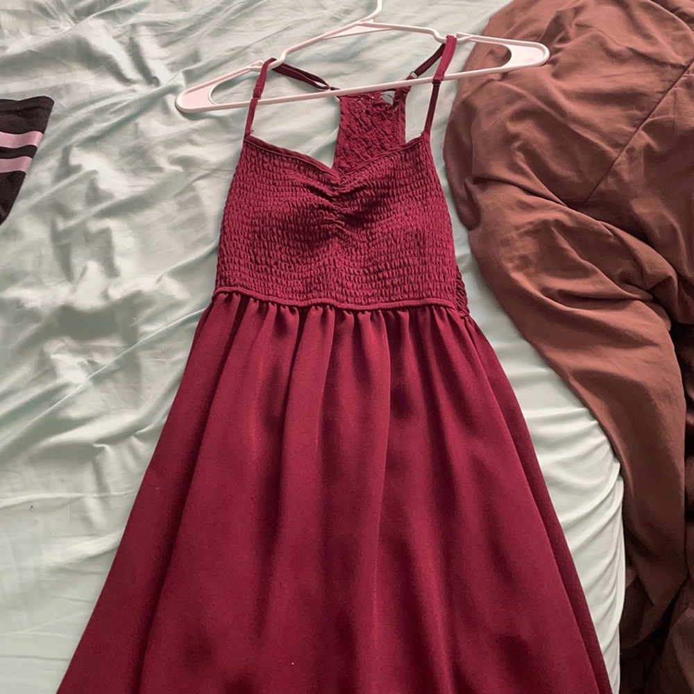 Maroon dress
